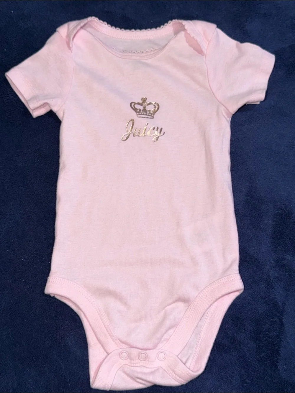 Juicy Couture Pink Heart Print | 6-9 months | 3 pieces